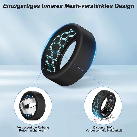 4 stuks Ring Protector Compatibel met Ultrahuman Ring AIR, verbeterde anti-val siliconen beschermhoes accessoire voor Ultrahuman Ring — afbeelding 3
