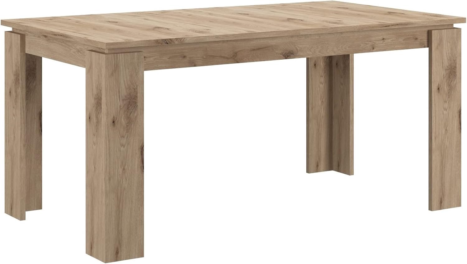X, houtmateriaal, Nox Oak Nb, ca. 160 x 76 x 90 cm