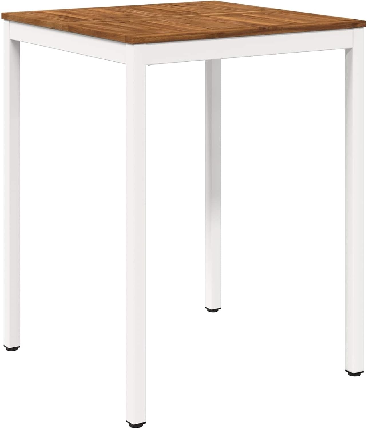 Acaciahout met stalen poten 80 x 80,5 x 105 cm
