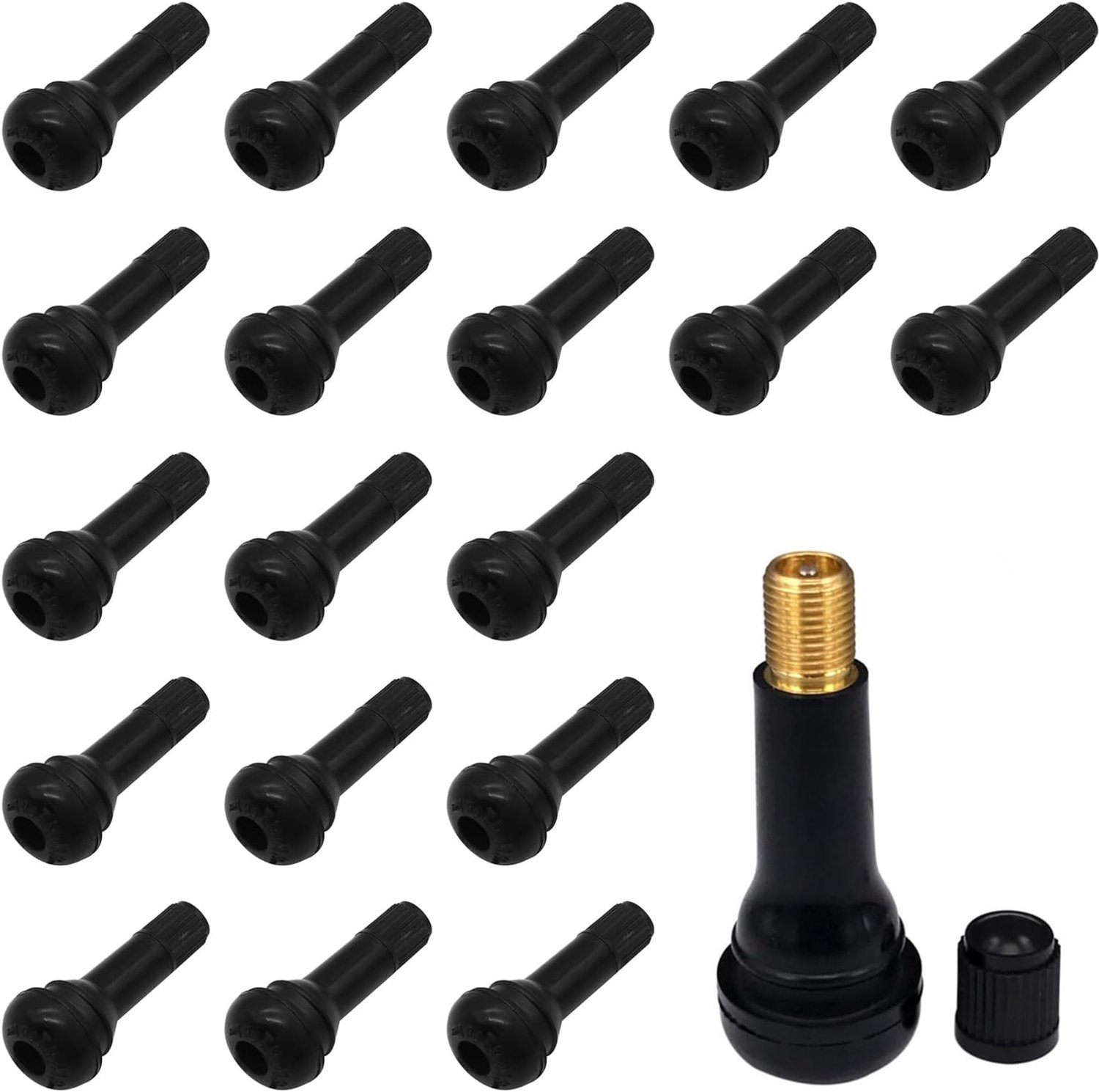 Tire valves TR413 - rubber - snap-in - 50 stuks - ShopVlot
