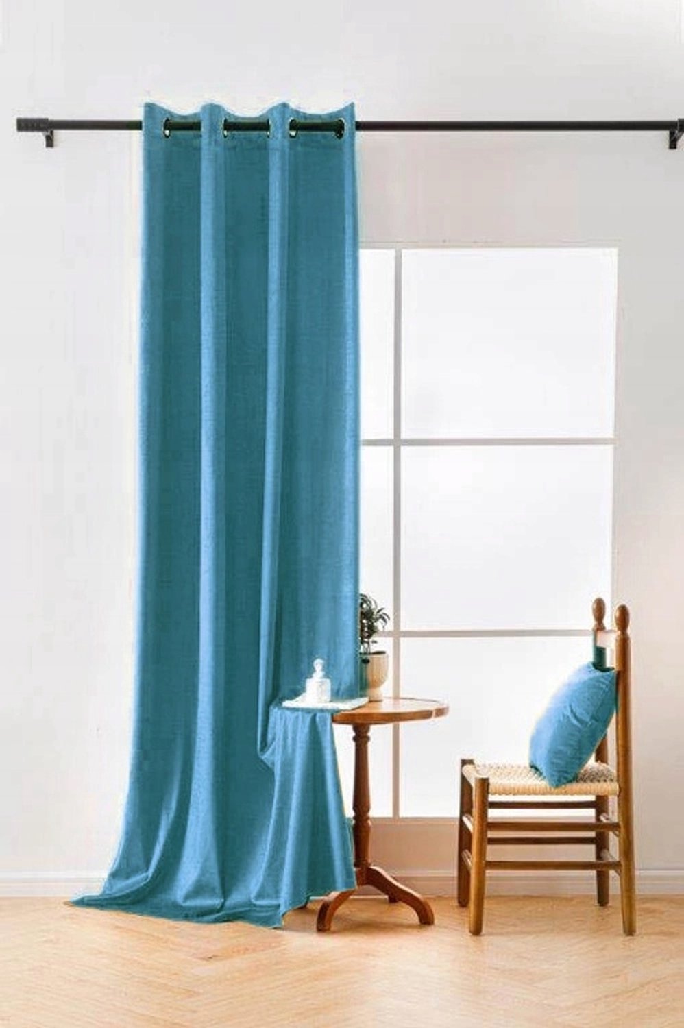 Giorgia Velvet Gordijn 140x250 cm - Half Verduisterend met Ringgaten