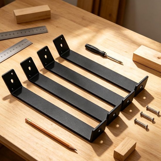 Hoekverbinders voor houten frame, 4 stuks, boekenkast — afbeelding 2