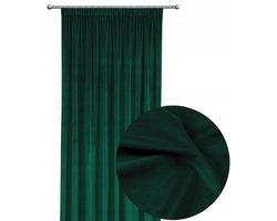 Kant-en-klare Velours Gordijn 140x250cm - Groen - Luxe Sfeer