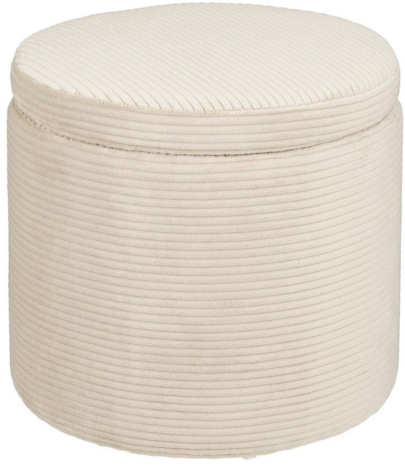 Poef Pouffe Gebroken Wit