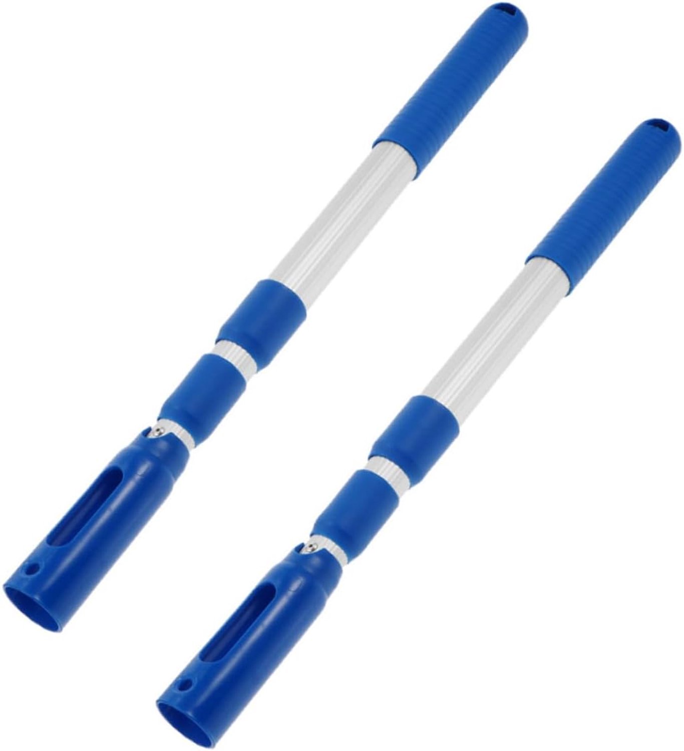 2stuks Verstelbare Aluminium Pool Net Poles Duurzame Verbindingselementen Voor Skimmers Vissersnetten Voor Recreatieve Zwembaden Meeractiviteiten
