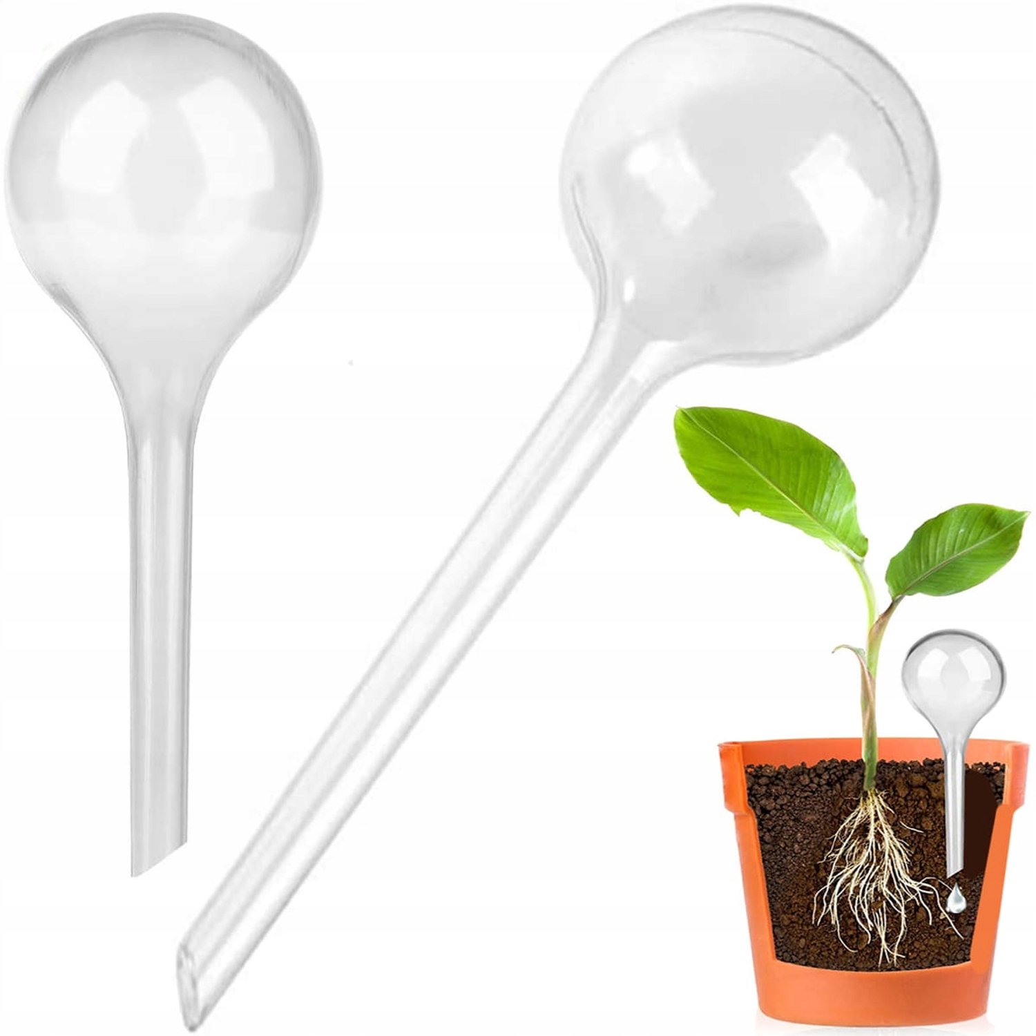 Merkloze XXL Watergeefk allen voor Planten - Tot 2 Weken Hydratatie
