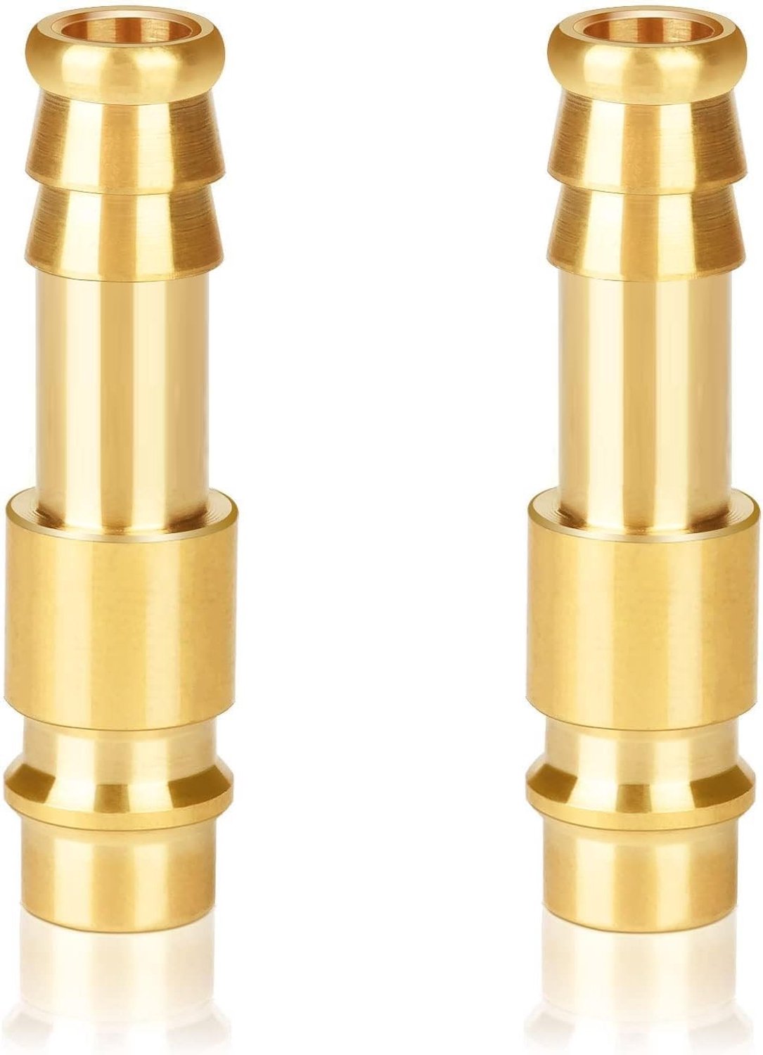 2-delige gecomprimeerde luchtkoppeling 10 mm - Luchtverbinding, Messing Aansluiting, Slangplug en Ventielsocket