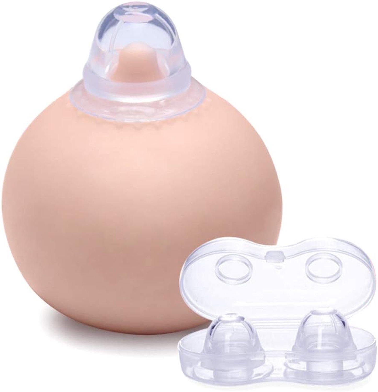 Silicone Corrector,Maternal Breastfeeding Aspirator Painless Sucker Puller 2PCS