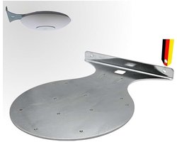 Wandbeugel van staal voor Ubiquiti UniFi U7 & U6, hoek van 90 graden, geproduceerd in Duitsland, compatibel met Pro/Enterprise/LR/Lite