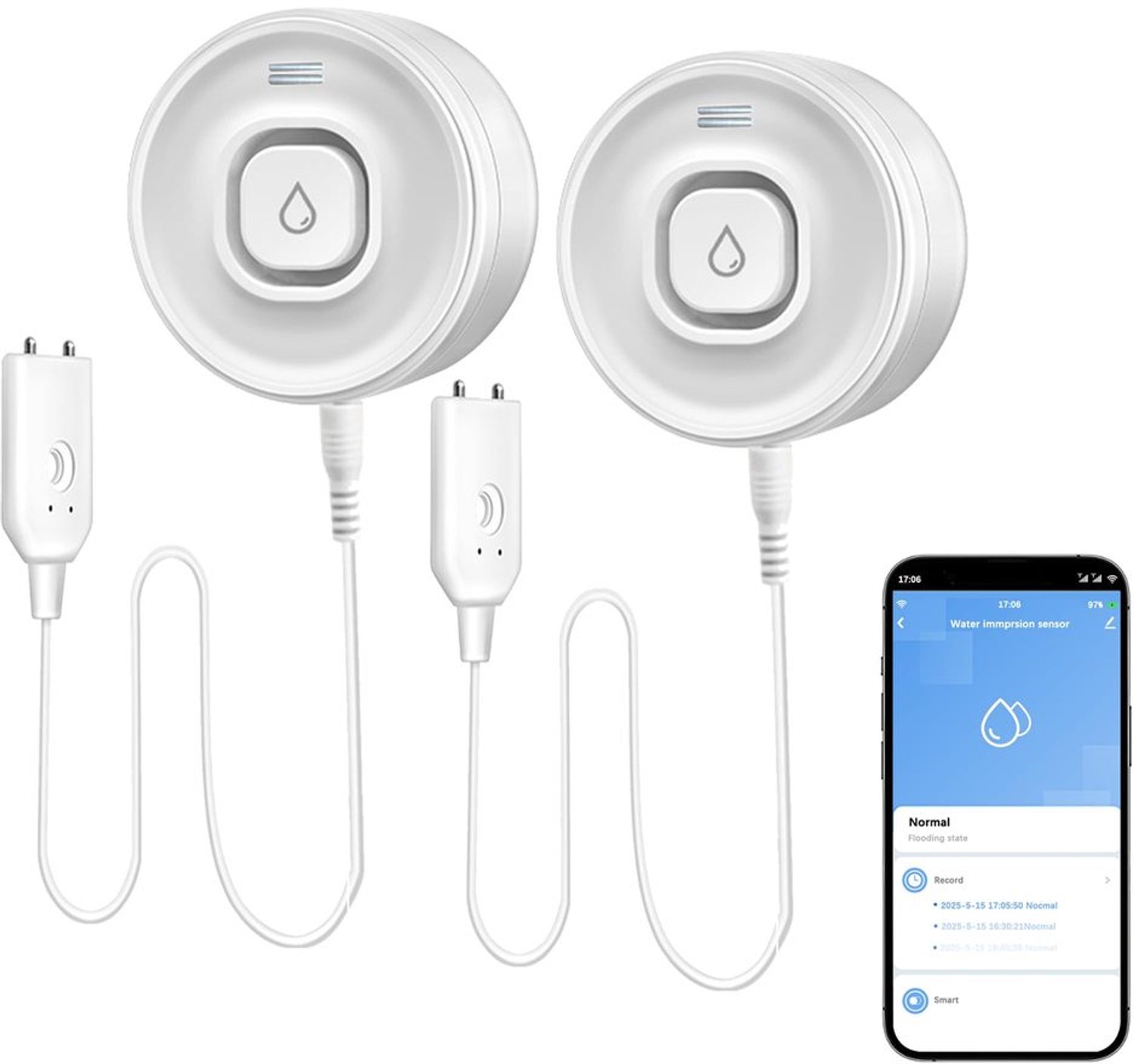 Waterlek Detector met Alarm en E-mail Notificaties
