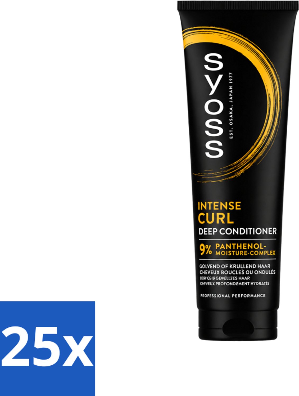 25 x Syoss - Intense Curls - Deep Conditioner - Elastische Krullen - 250 ml - Voordeelverpakking - 25 stuks