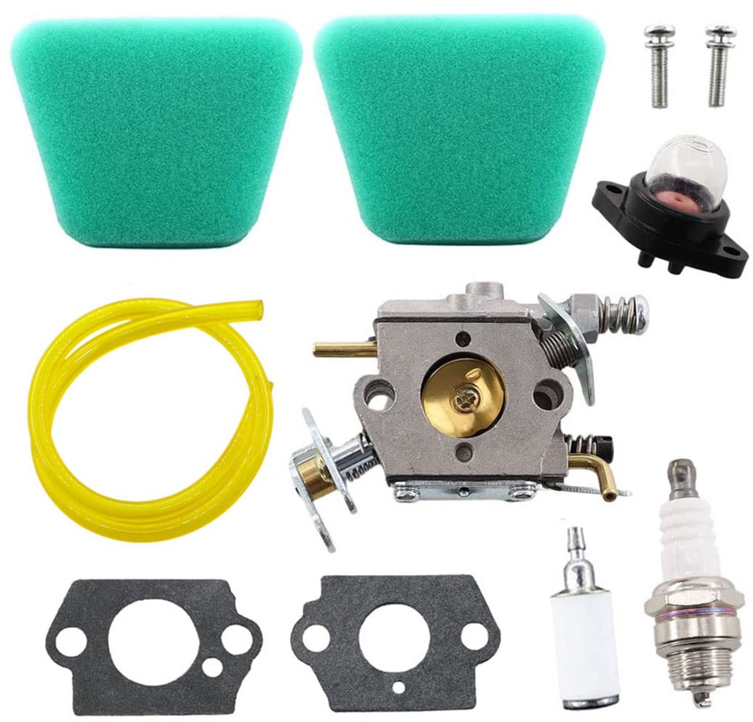 Carburateur met luchtfilter benzinefilter voor 350 351 370 371 390 420 2050 2055 2115 2150 2175 2250 Mac Cat 335 435 436 440 441 kettingzaag Vervangt 5300 071621