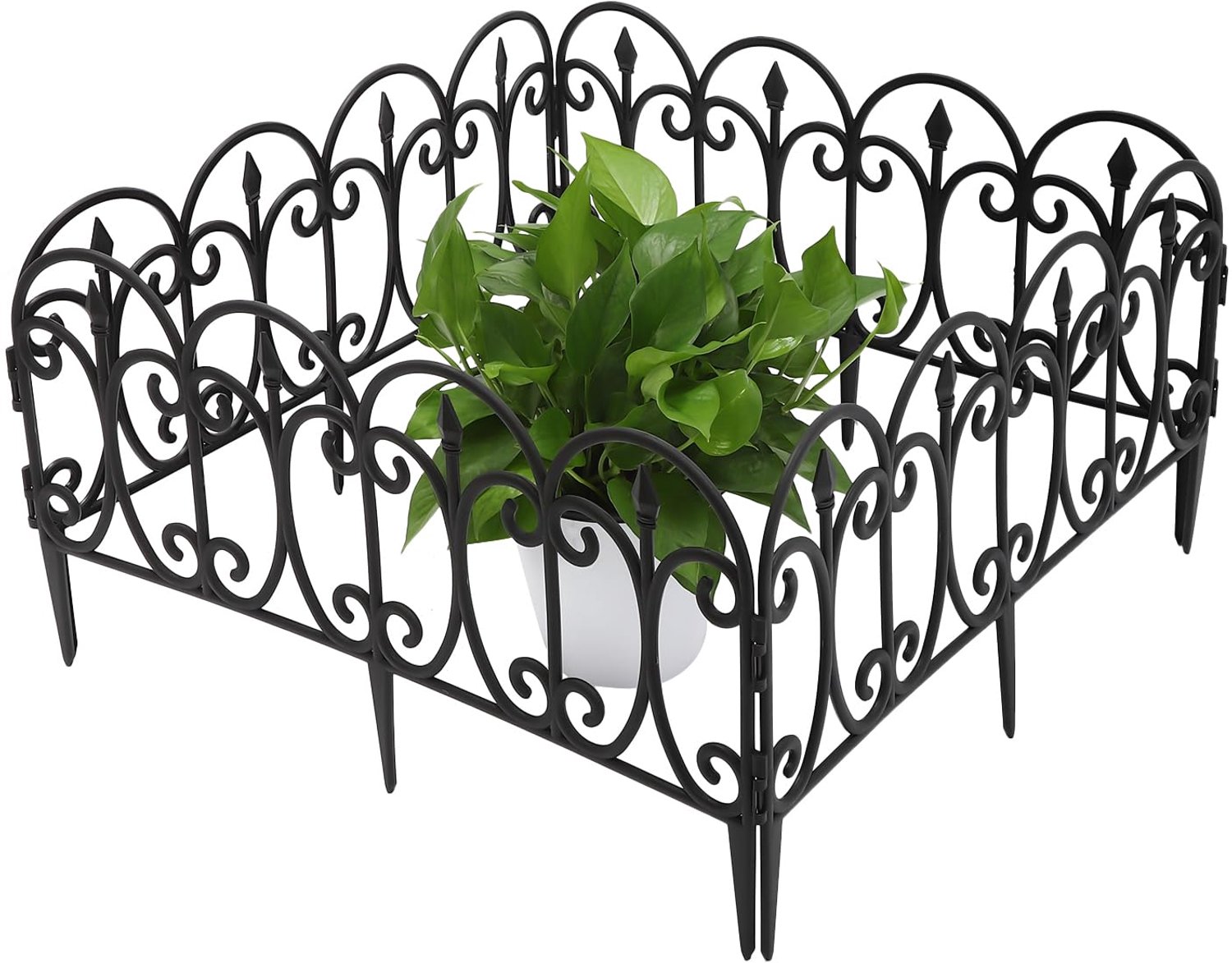 Set van 5 Elegante Tuinhekken voor Decoratie