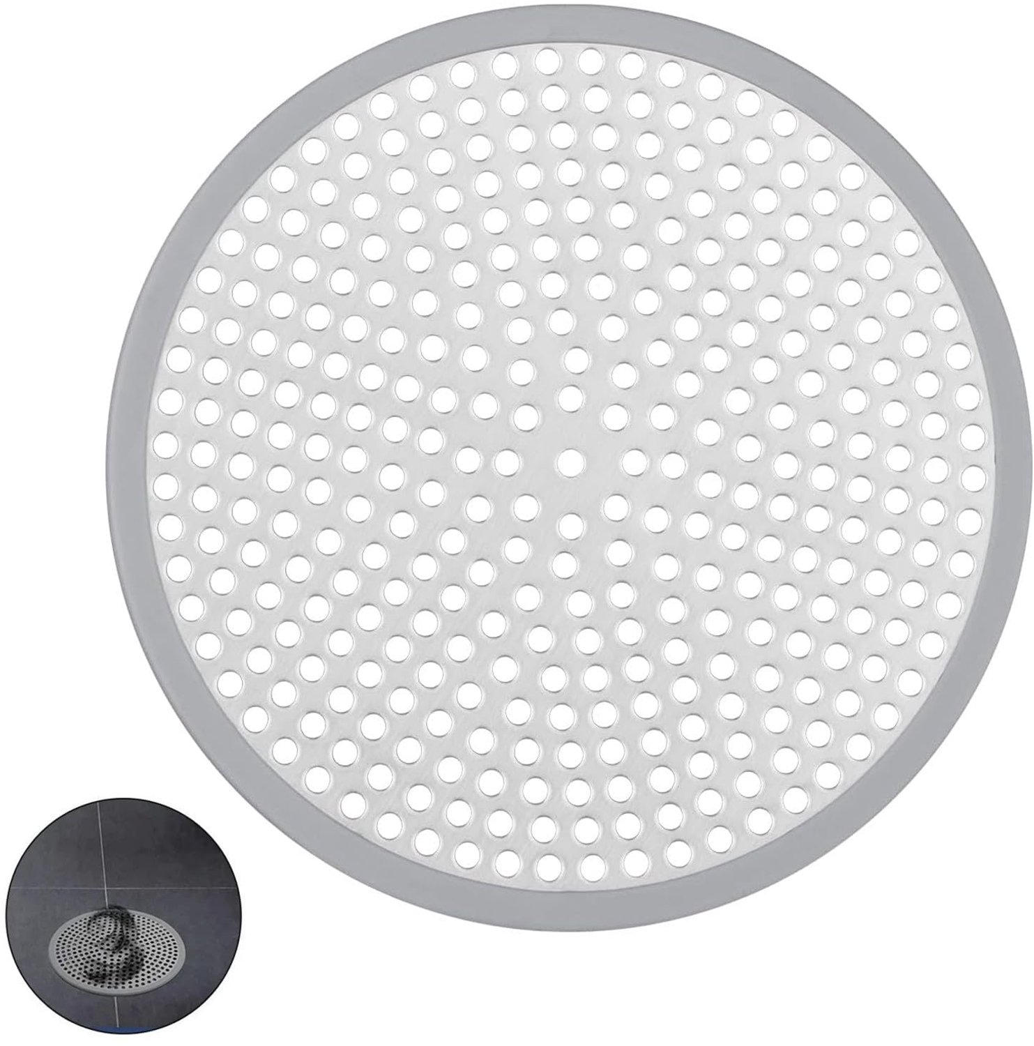 Ronde Douche Haarfilter van Roestvrij Staal 304
