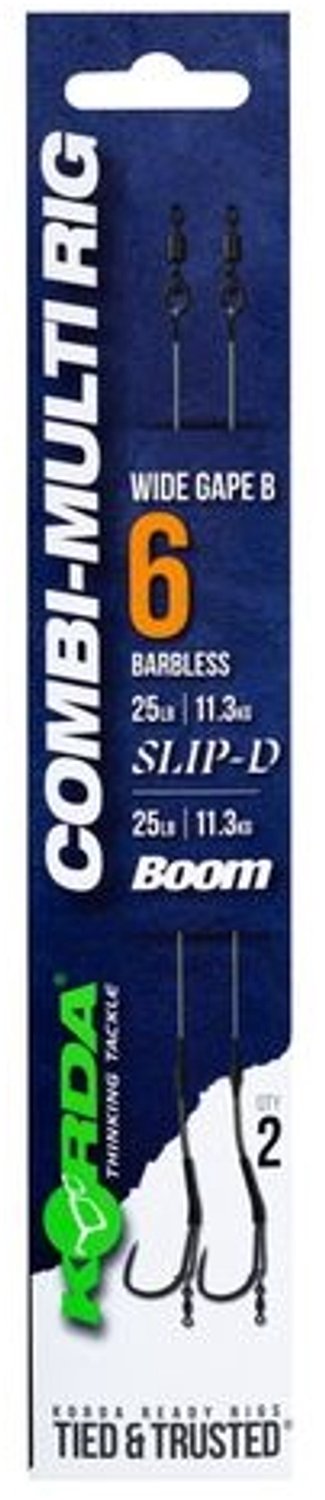 Korda Combi Multi Rig Wide Gape B Barbless - Maat : 6