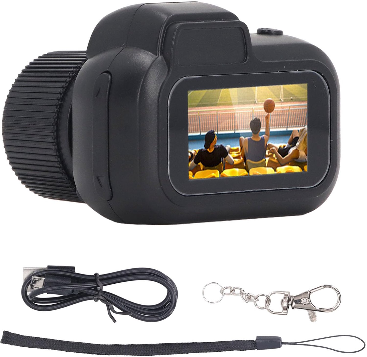Minicamera 1080P HD - Mini Camera Sleutelhanger - Digitale Camera - Kleurenscherm - Draadloos - Lange Levensduur Batterij