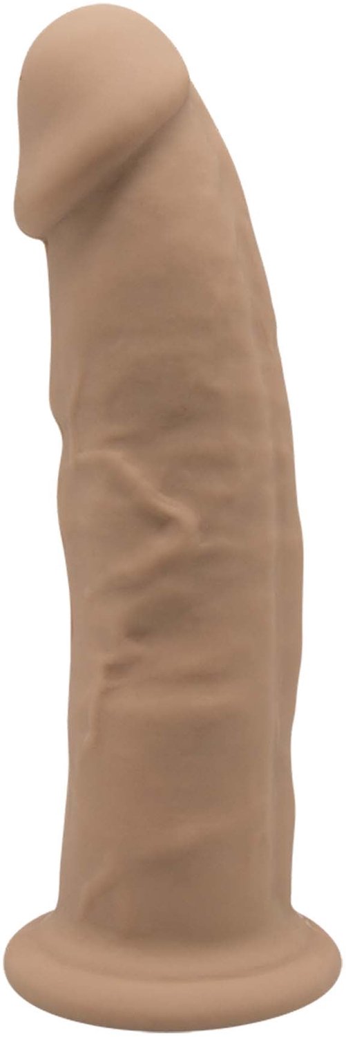 SILEXD - Dildo met Zuignap - Model 2 - 19 cm - Caramel