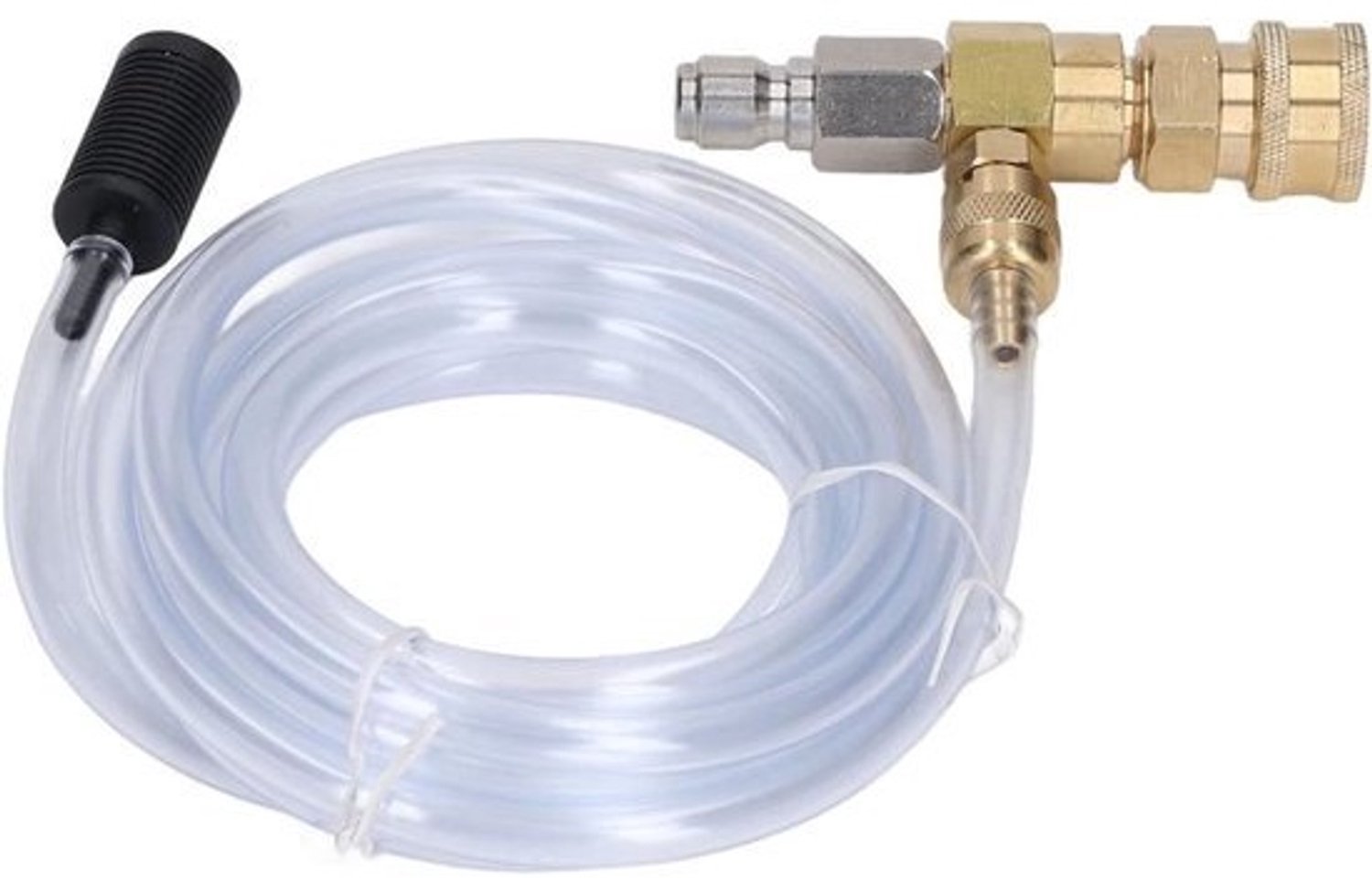 LIVIA HOME- Verstelbare downstreaminjector - Chemische injector - 5000 PSI - Messing/roestvrij staal - 9.8 voet buis - Duurzaam
