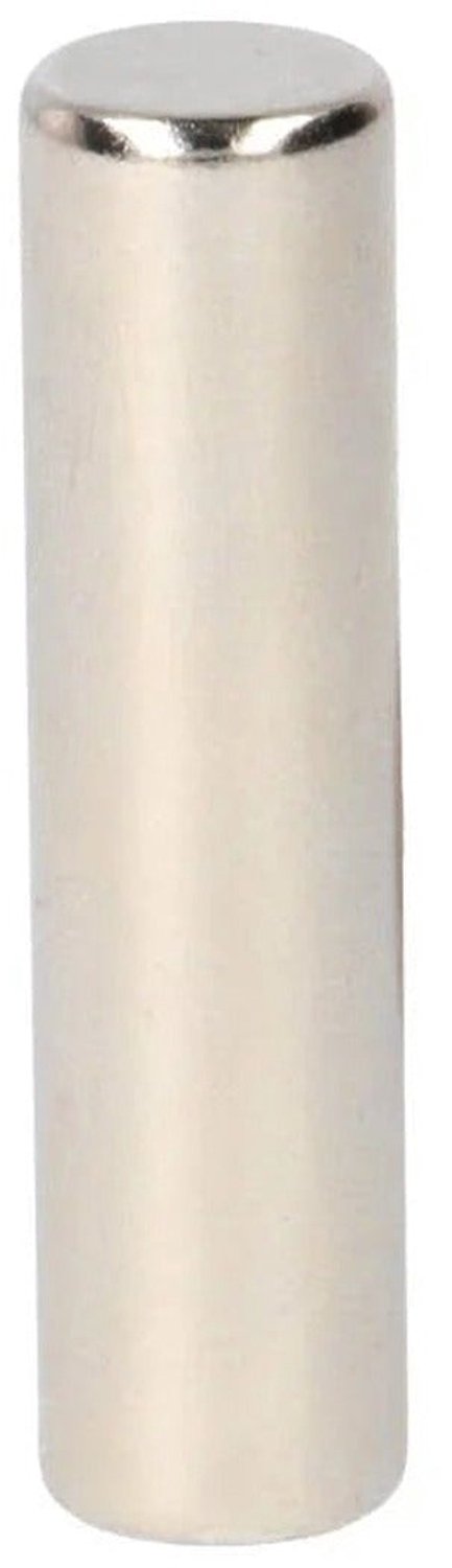 Neodymium Staafmagneet Ø8,9 x 50 mm N48 NiCuNi diametraal gemagnetiseerd – 2 stuks