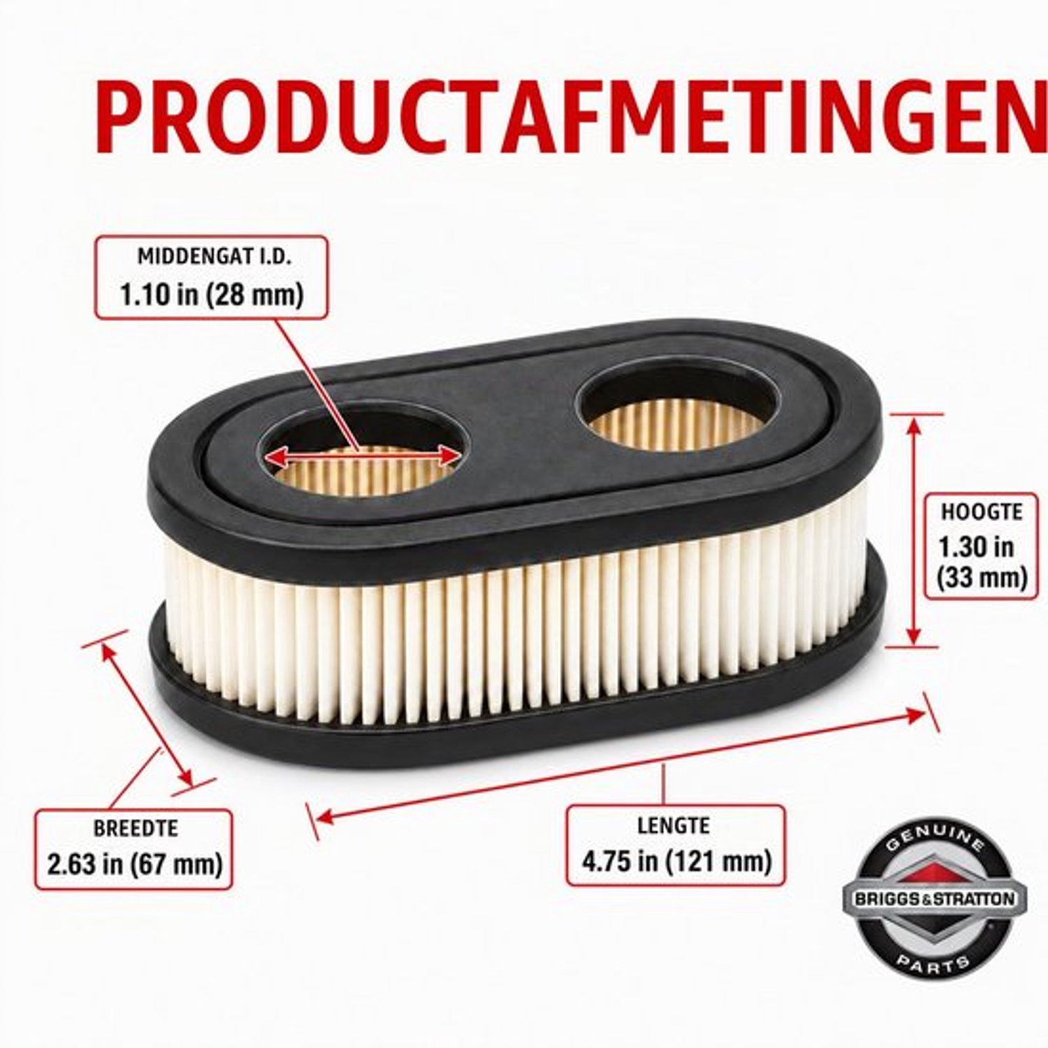 Origineel luchtfilter 593260