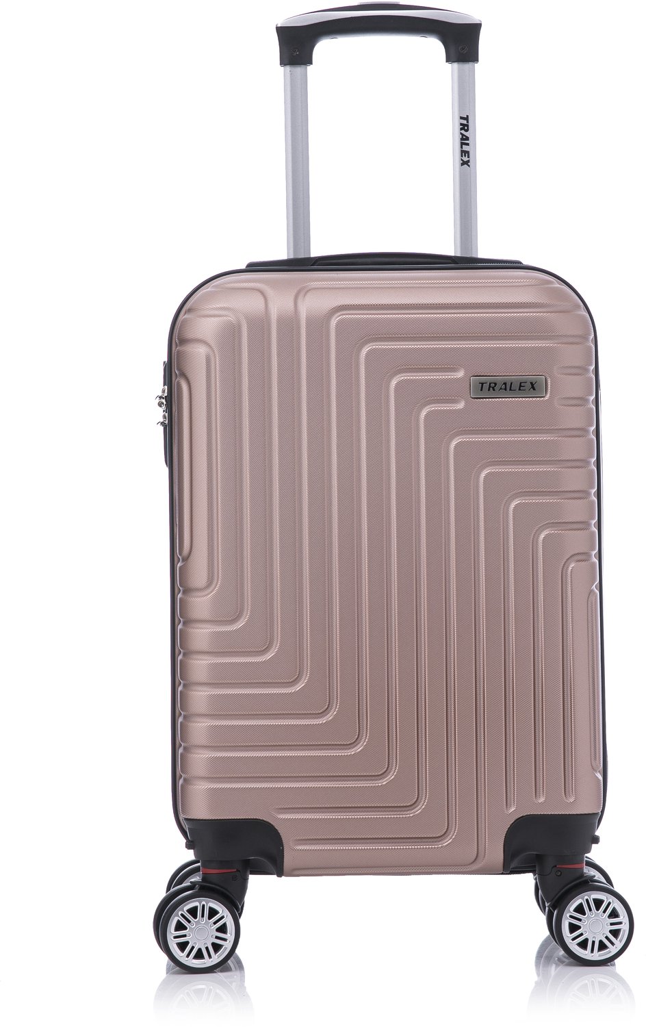 Tralex Luminara Handbagagekoffer XS – 27 Liter – 51 × 34 × 20 cm – ABS – TSA-slot – Rosé Goud