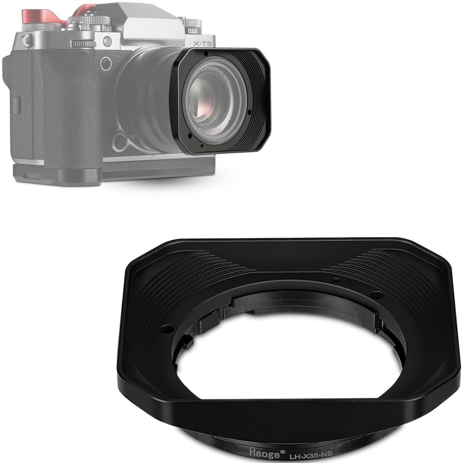 Vierkante Metalen Lenskap voor XF 35mm en 23mm Lenses