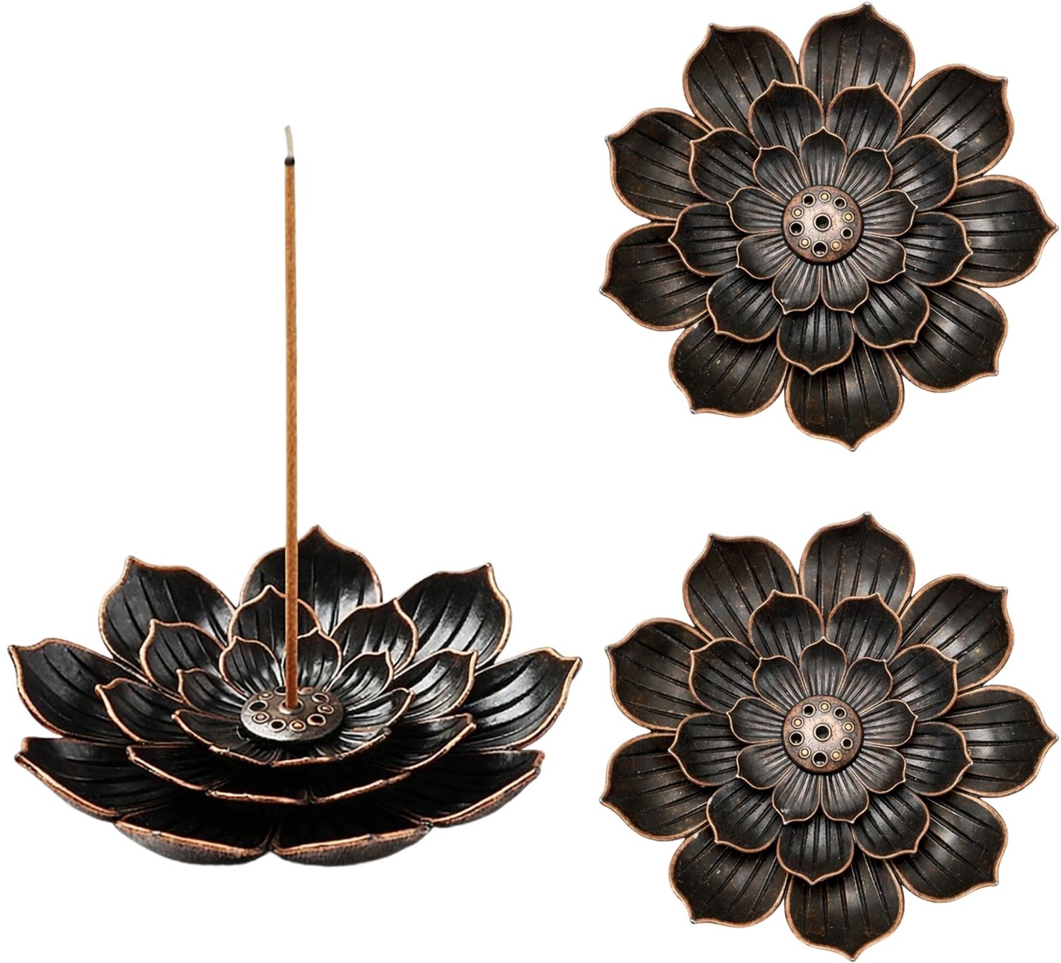 Lotus Wierookstokjeshouder met 3 Verdiepingen
