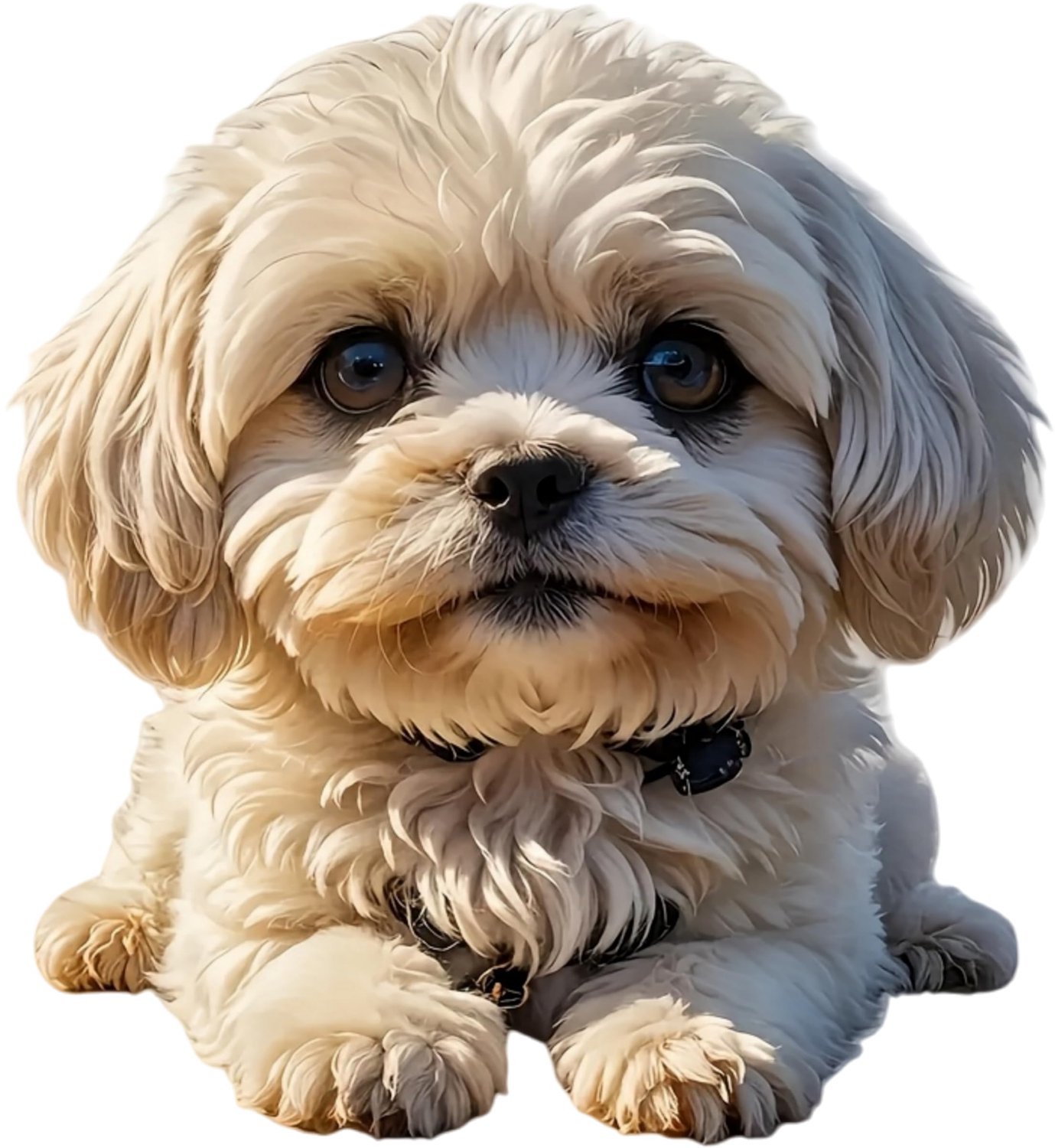 Pluche Honden Autostickers 5,5 Inch Set van 2