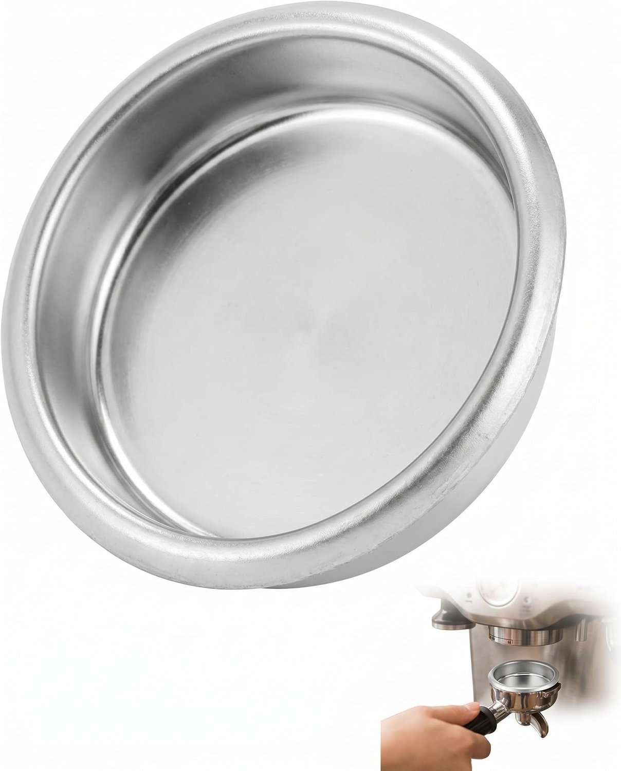RVS Blinde Filter voor Espressomachines 54mm