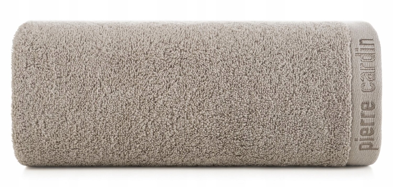Pierre Cardin Handdoek Evi 30x50 cm Donker Beige 100% Katoen
