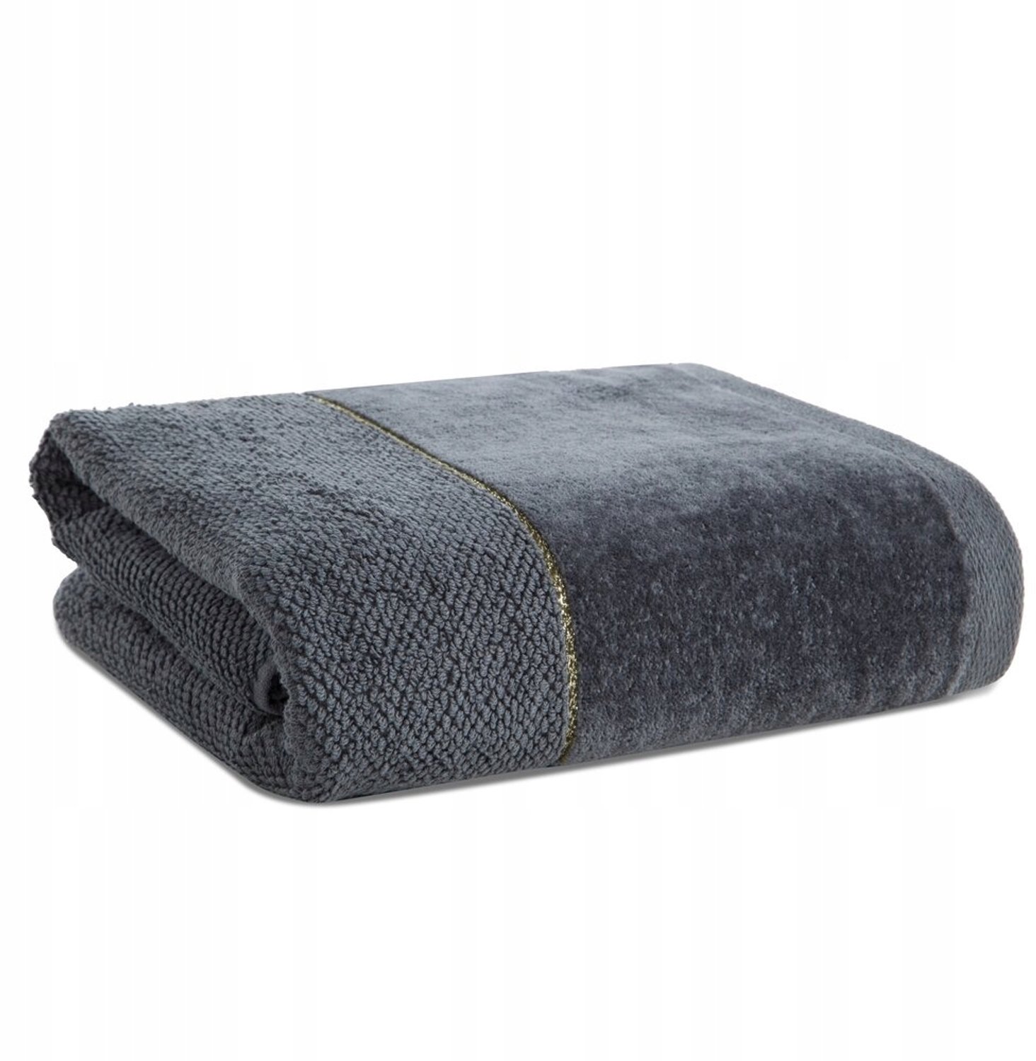 Stalen Handdoek 30x50cm met Velours Borduursel - Luxe Katoen