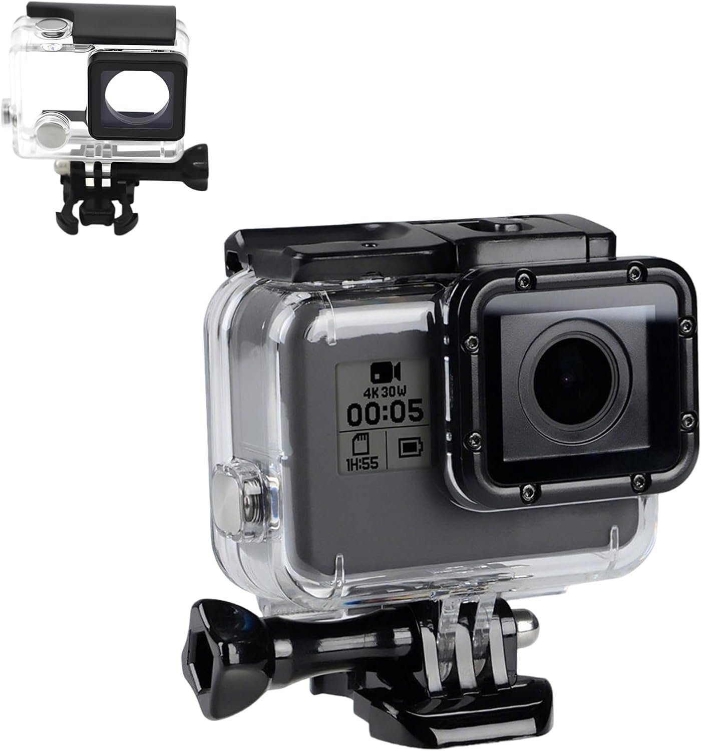 Dailygoods - Waterdichte Behuizing voor Actiecamera tot 45m Onder Water