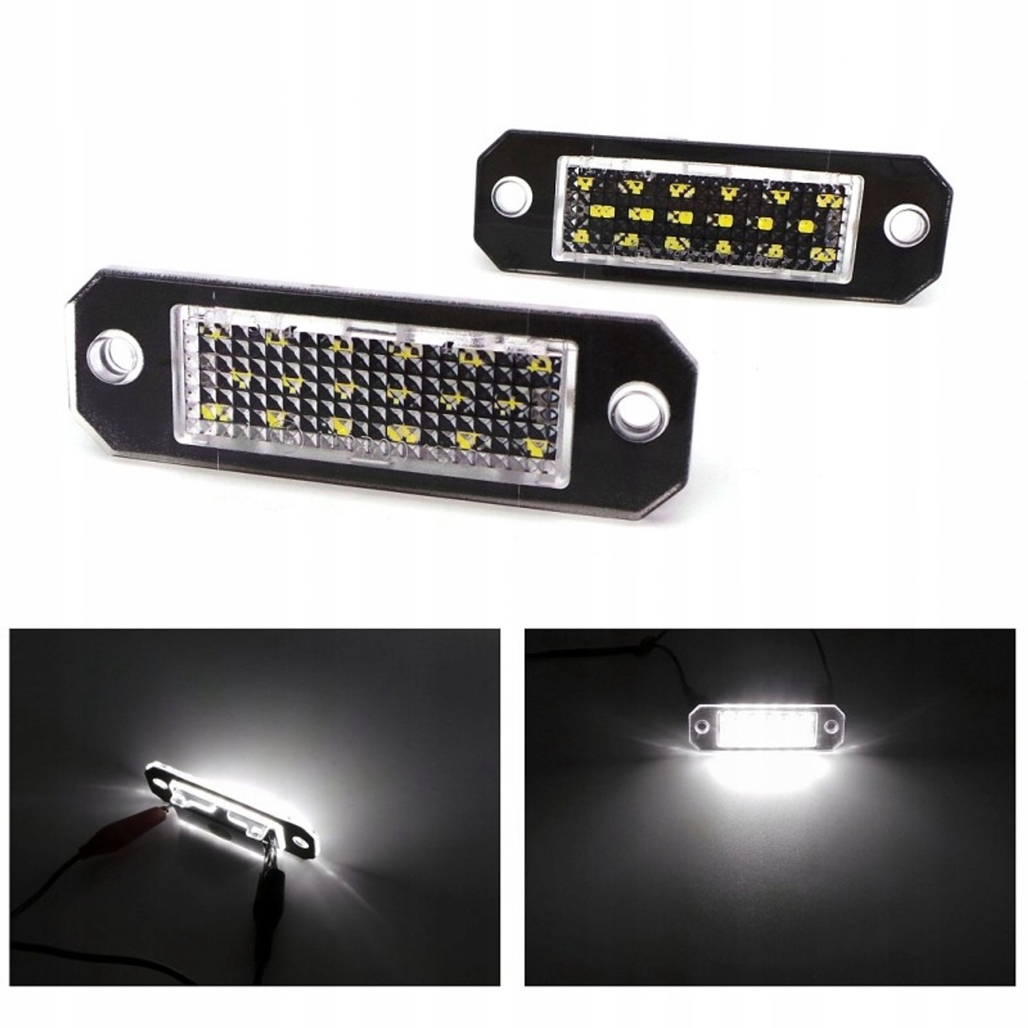 LED Kentekenplaatverlichting VW Caddy III 2x550lm Xenon Wit