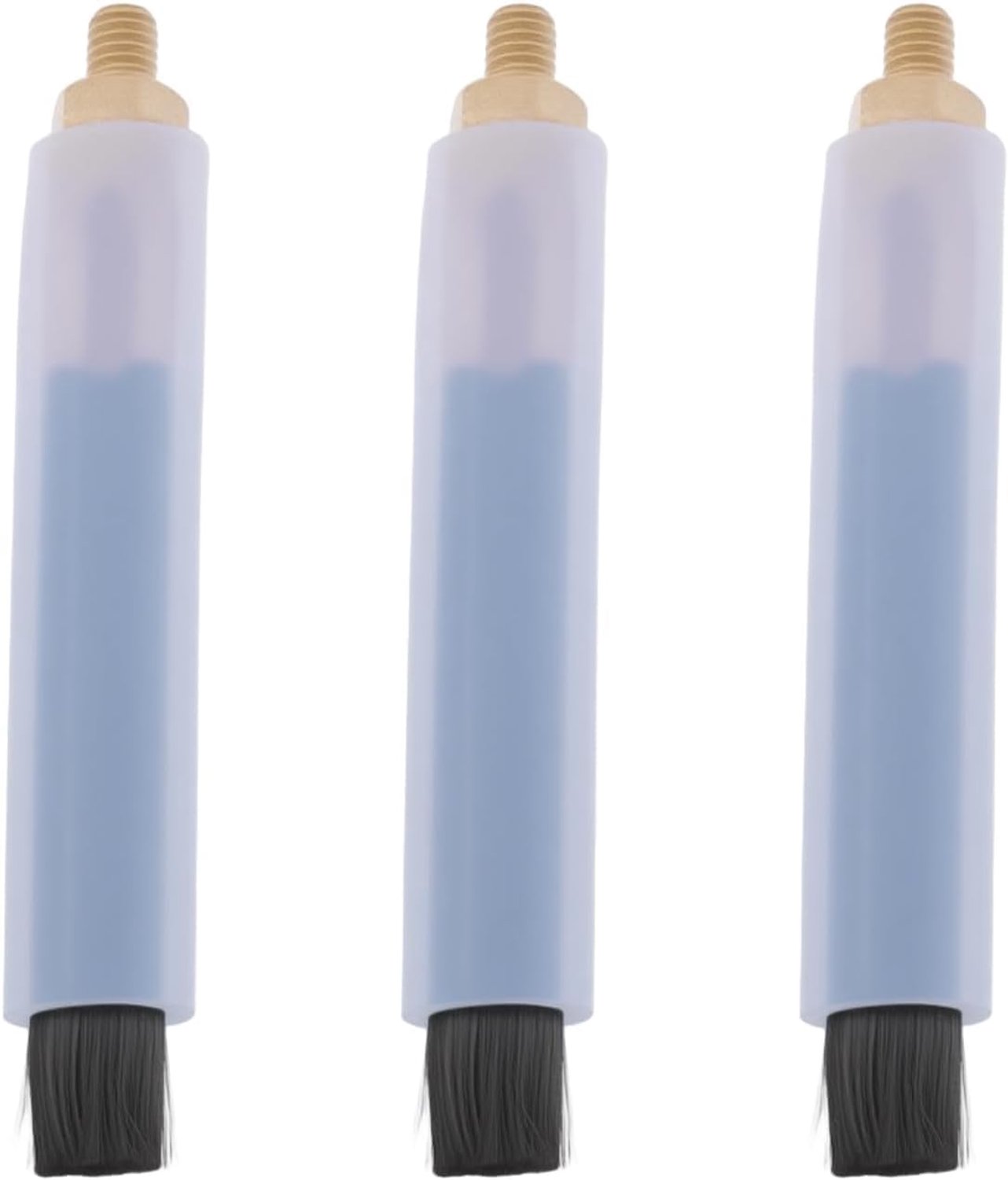 3 stuks M6 koperen kop lasborstels M6 x 60 mm, M6 lasnaad parelvoegenreinigingsborstel, koolstofvezel lasborstel - ShopVlot