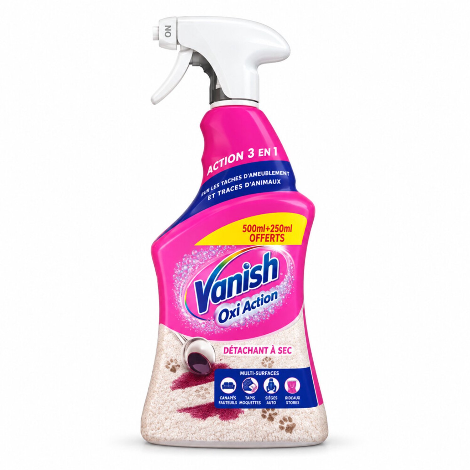 Vanish Vlekverwijderaar Spray voor Textiel Oxi Action 750 ml