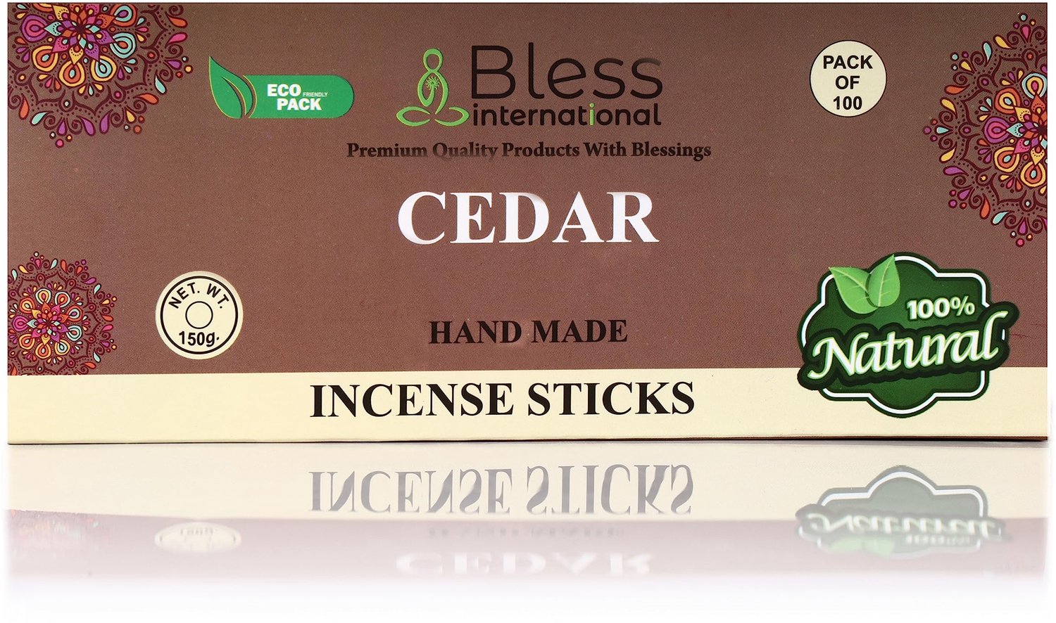 Bless-Organic-Ceder 100%-Natuurlijke-Handgemaakte-wierookstokjes - ShopVlot