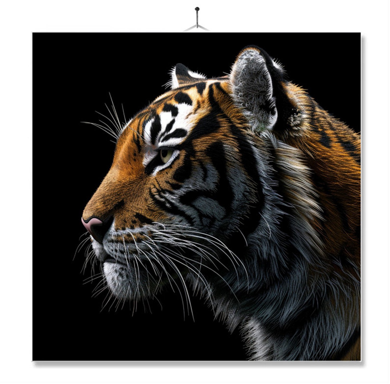 MC Living Tegel Met Opdruk | Geschenk | Dier | Closeup | Tijger ontwerp 2