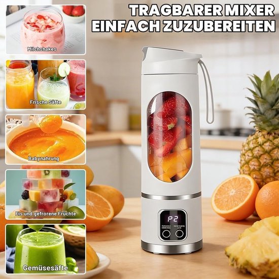 Blender voor smoothies en shakes, 450 ml — afbeelding 3