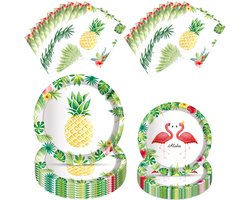 36-delige Party Dinnerware Set met Flamingo Ontwerp