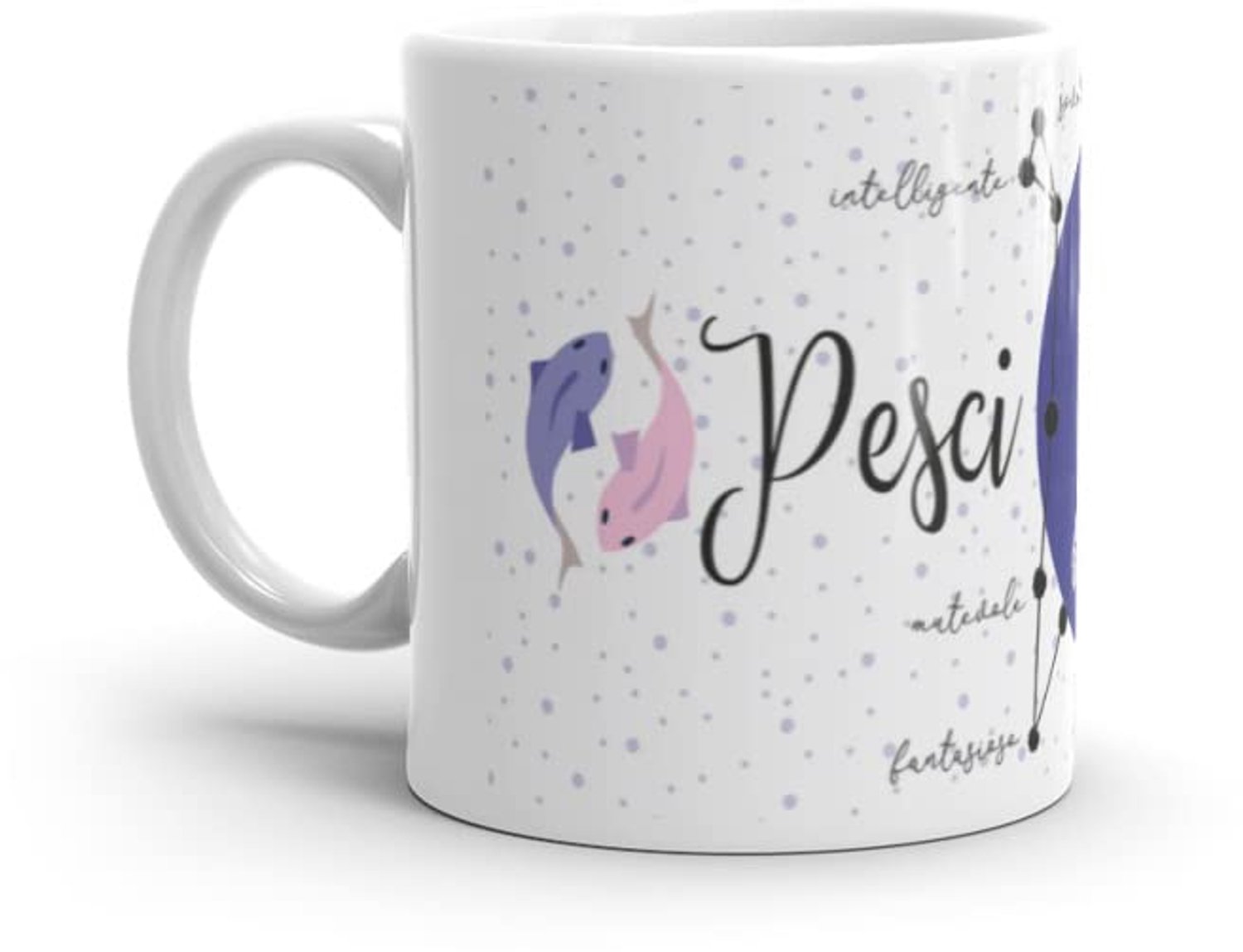 Moka met Sterrenbeeld Decoratie - 300 ml - Keramiek