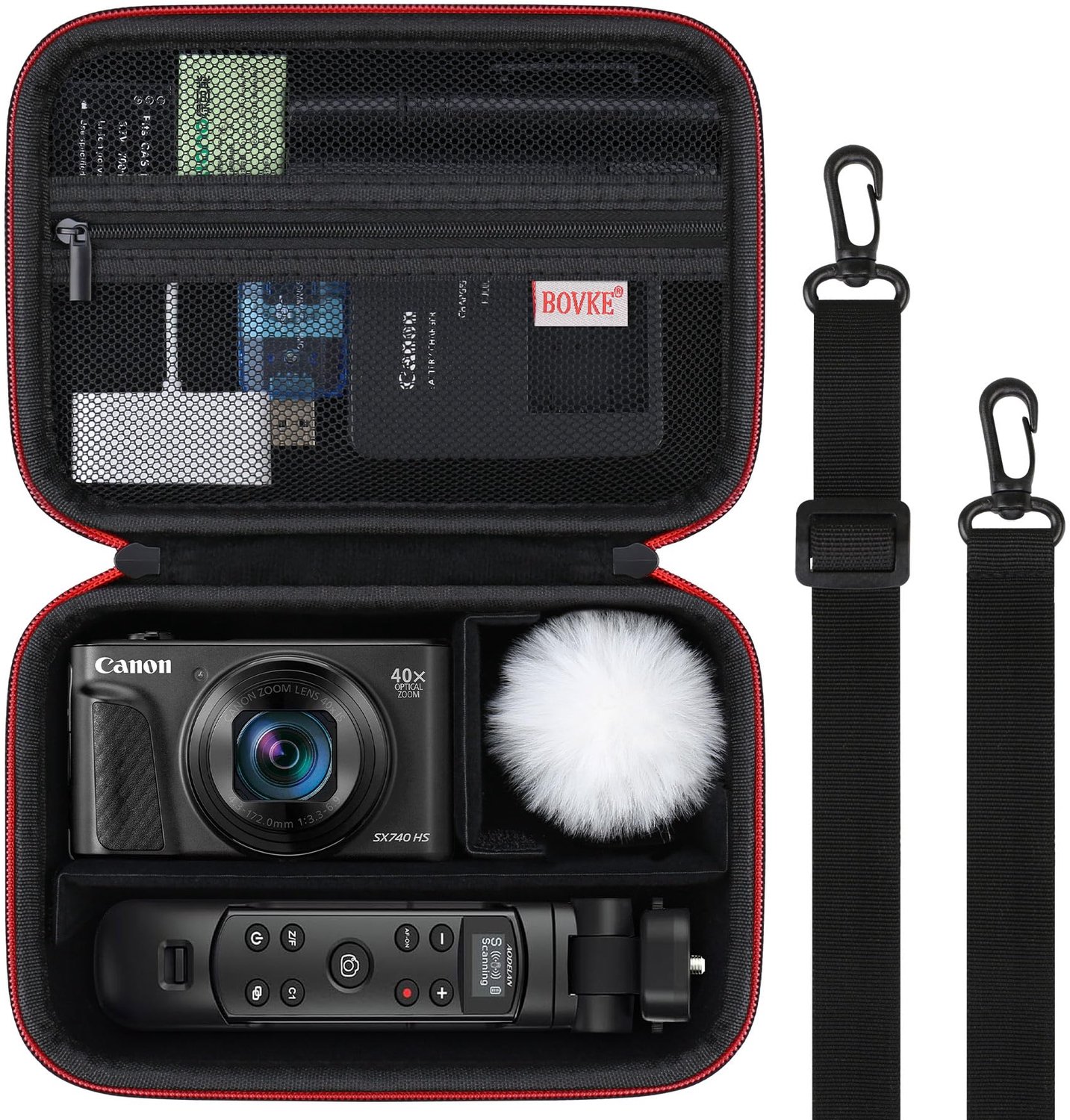 Camera Tas voor Compacte Digitale Camera's, Zwart