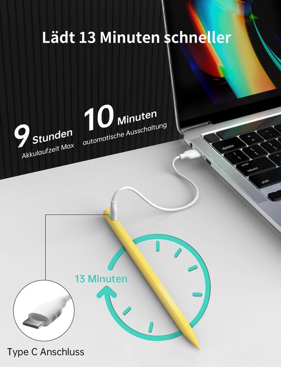 iPad Pen met Snelle Oplading en Palm Rejection — afbeelding 5