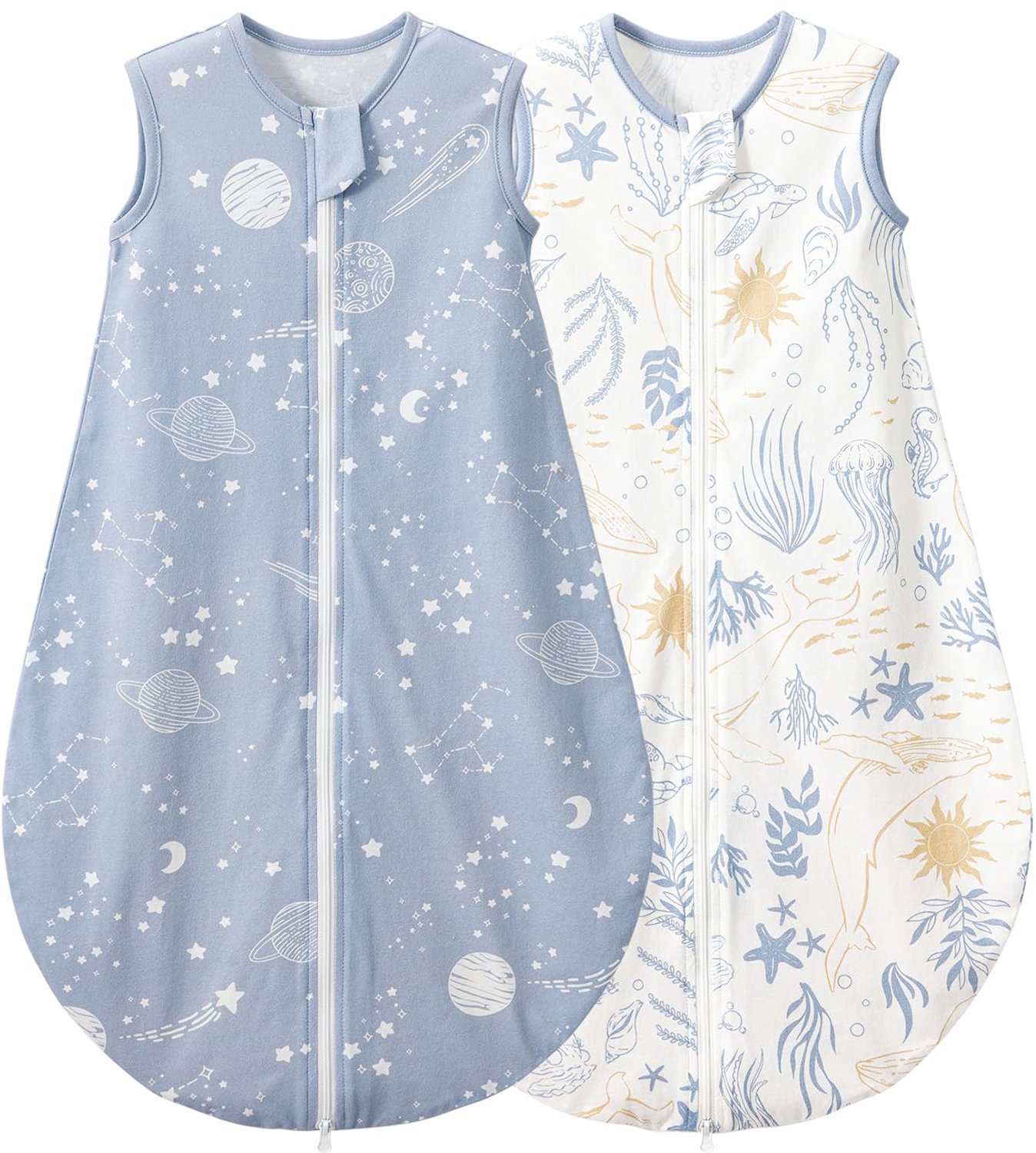 Baby Slaapzak 0.5 Tog - 2 Stuks - Zomer - Unisex - 6-18 maanden
