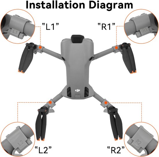 Verlengde Landing Gear voor Drones — afbeelding 4