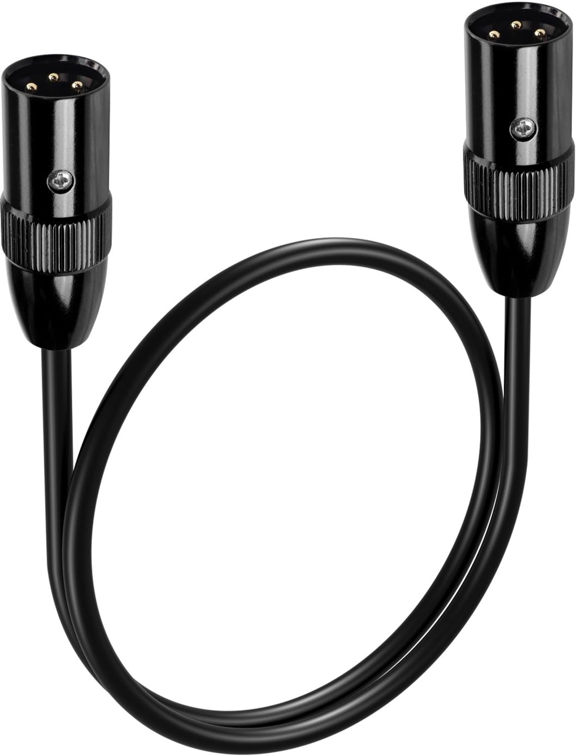 XLR Microfoon Kabel 0.5 m voor Geluidsapparatuur