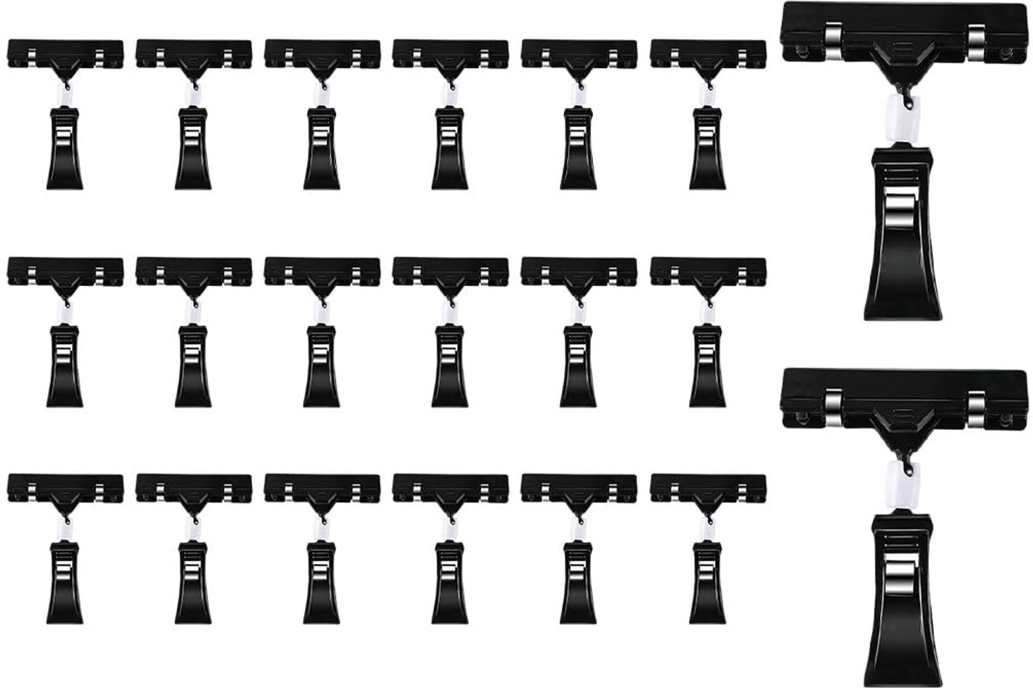 Set van 20 Plastic Swivel Schildhouders voor Prijsetiketten