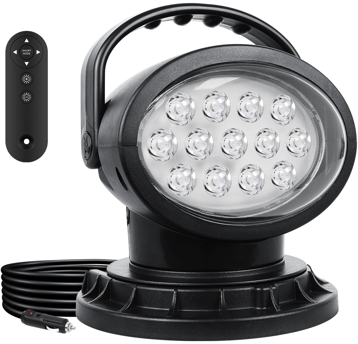 39W LED Spotlight met Magnetische Bevestiging voor 12V en 24V