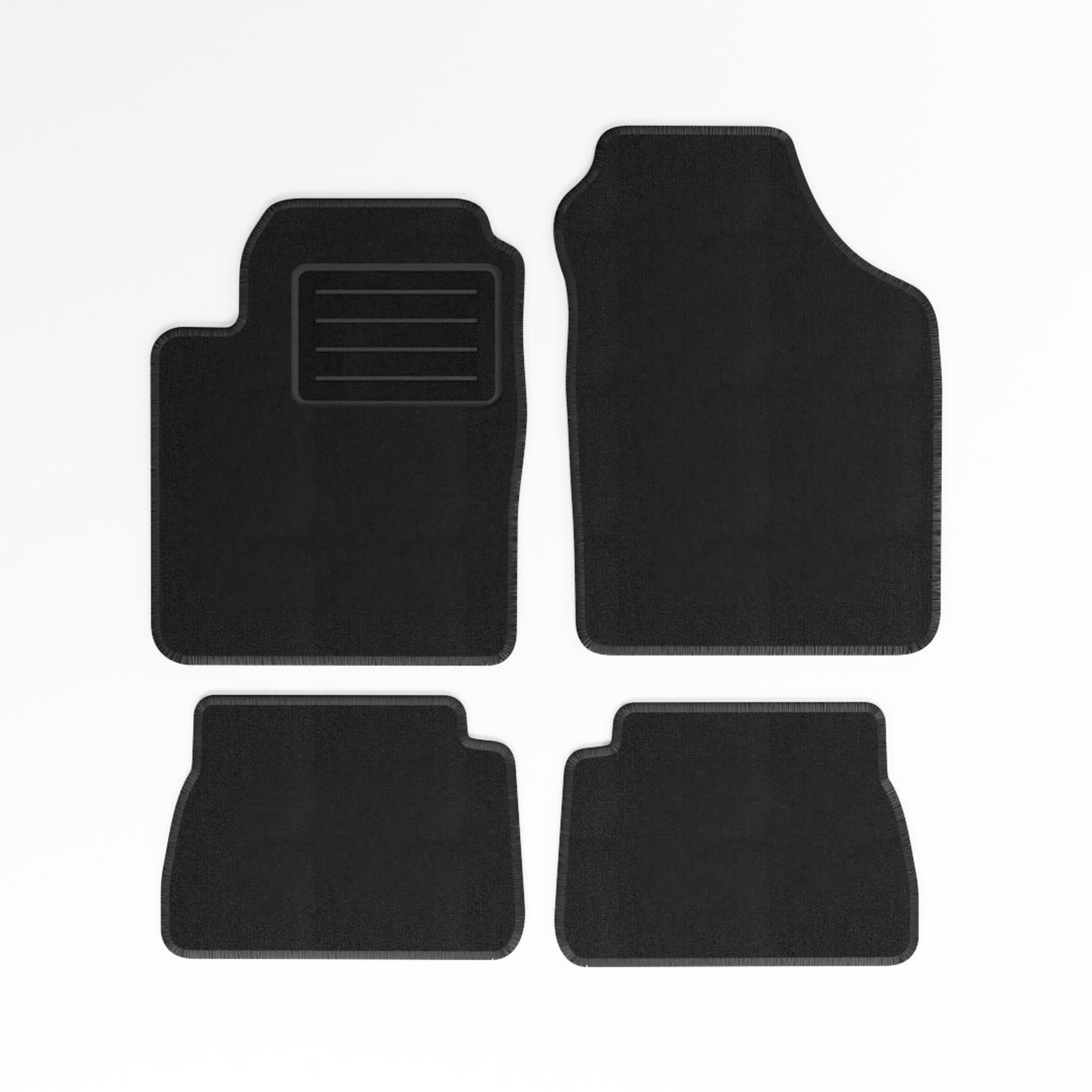 Mats4all | Naaldvilt automatten passend voor Kia Picanto 2004-2007 | Antislip | Met versterking | 4-delig | Automatten | Mattenset
