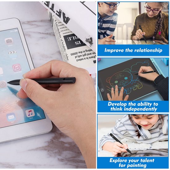 4 Stuks Stylus Pennen voor Tablets met Lanyard — afbeelding 3