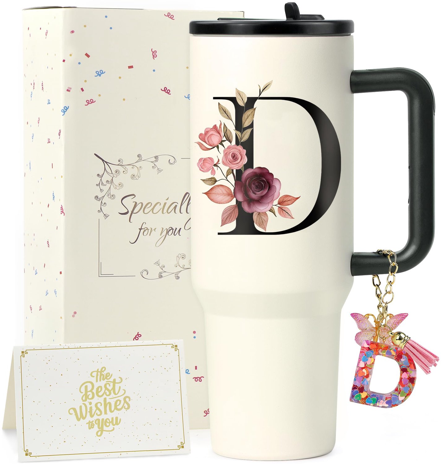 RVS Thermosfles met Rietje, 1.2 L, Dubbelwandig Isolatie